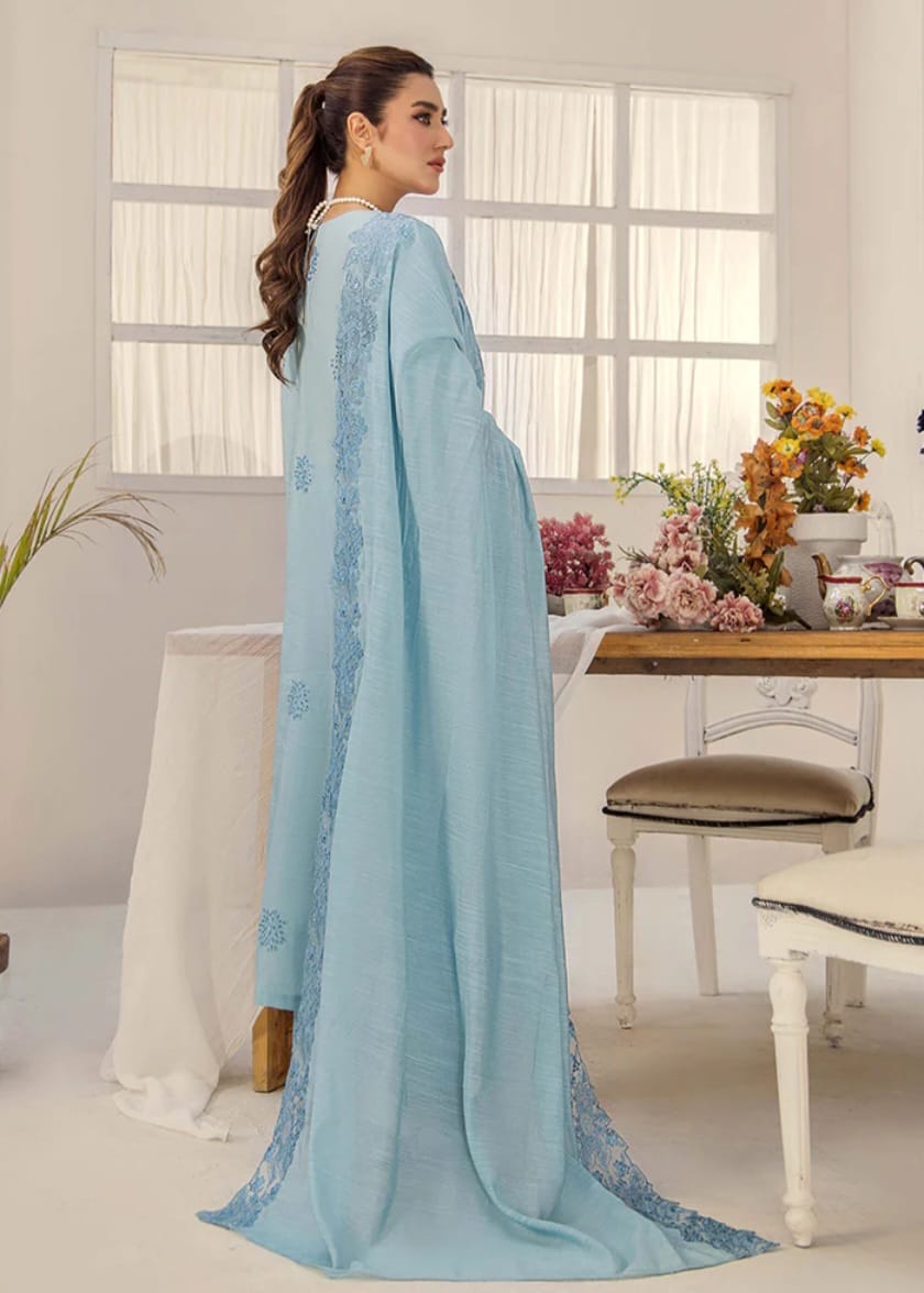 Baharan Cotton embroidered Party wear Readymade Suit