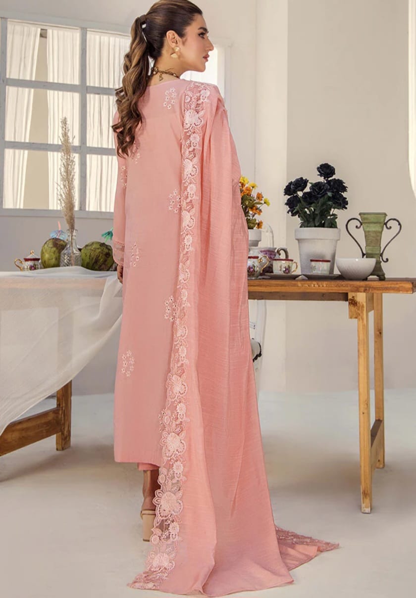 Baharan Cotton embroidered Party wear Readymade Suit