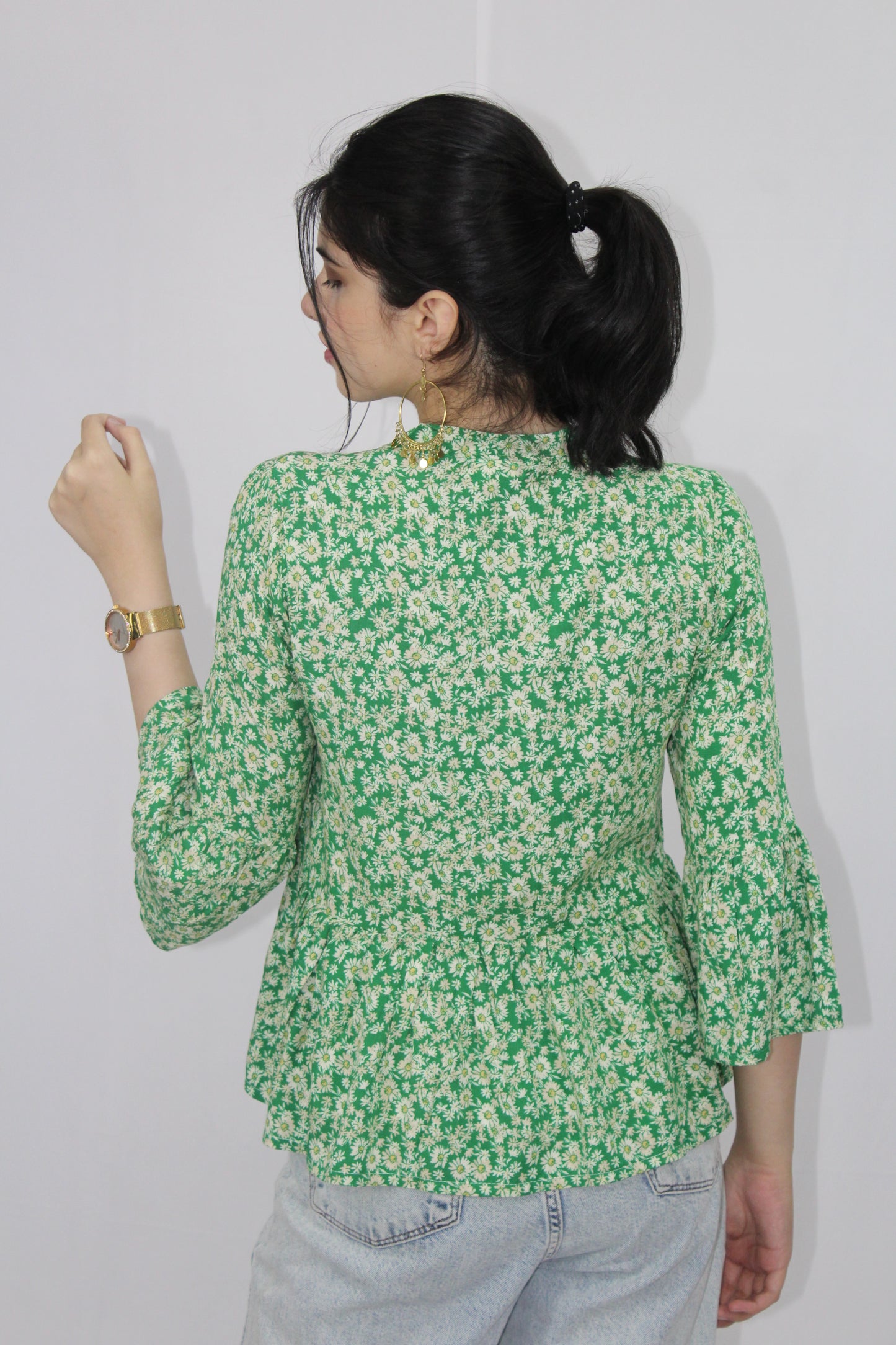 Top Printed Frill