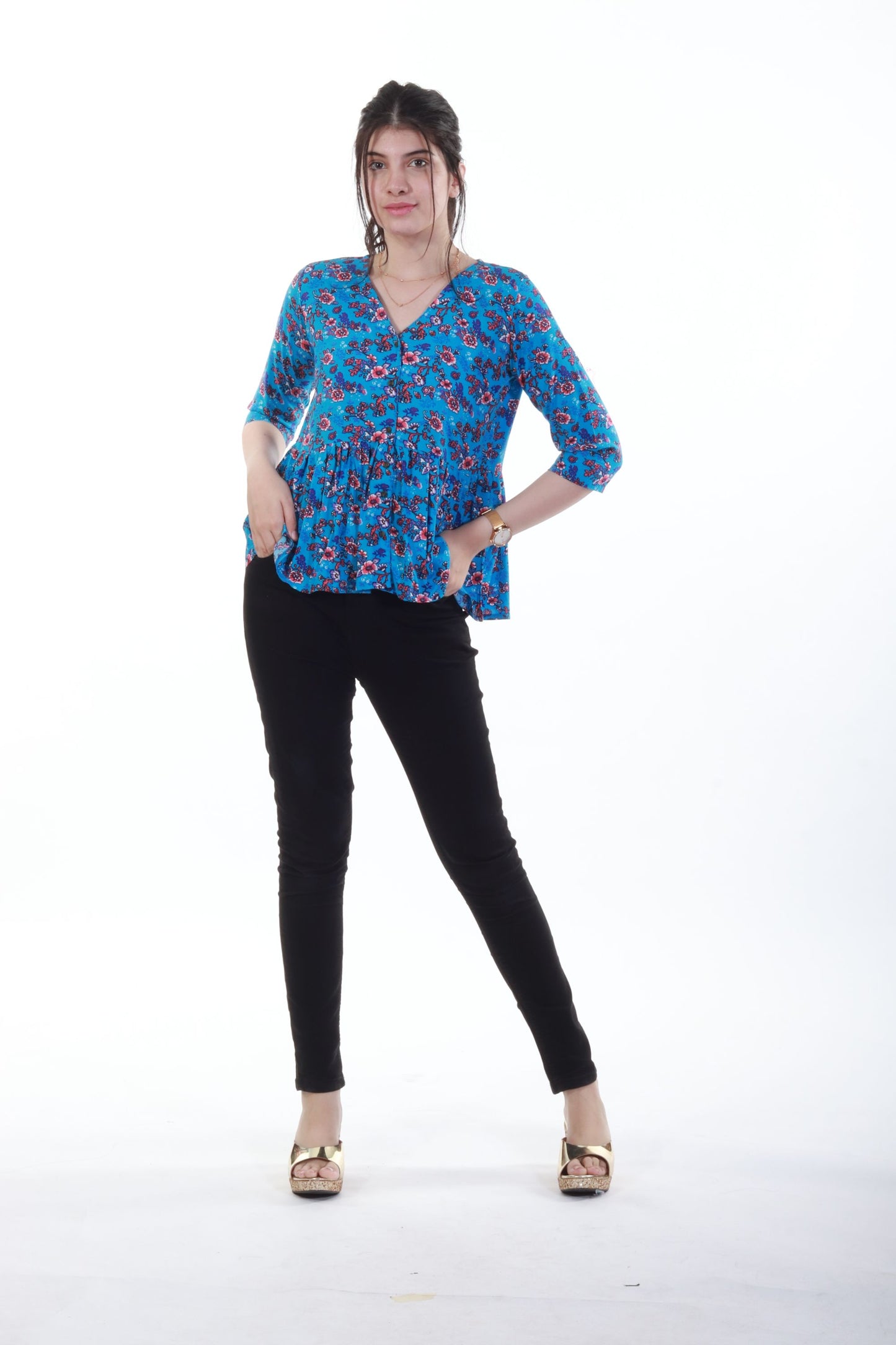 New western short top frill style