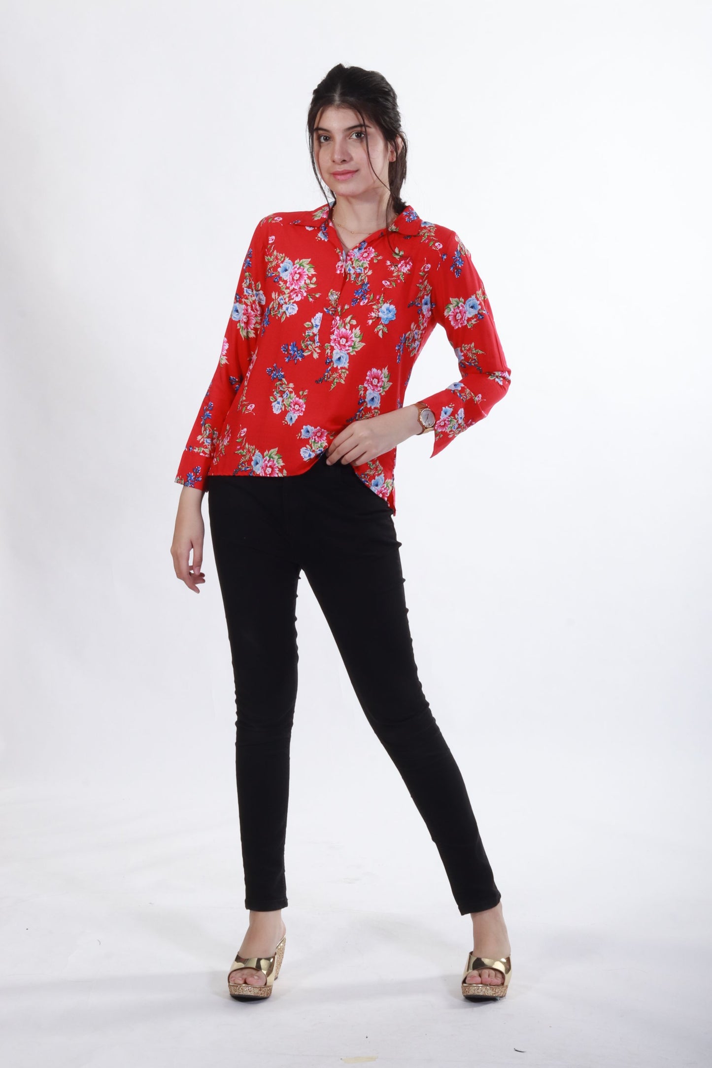 New western short top collar style