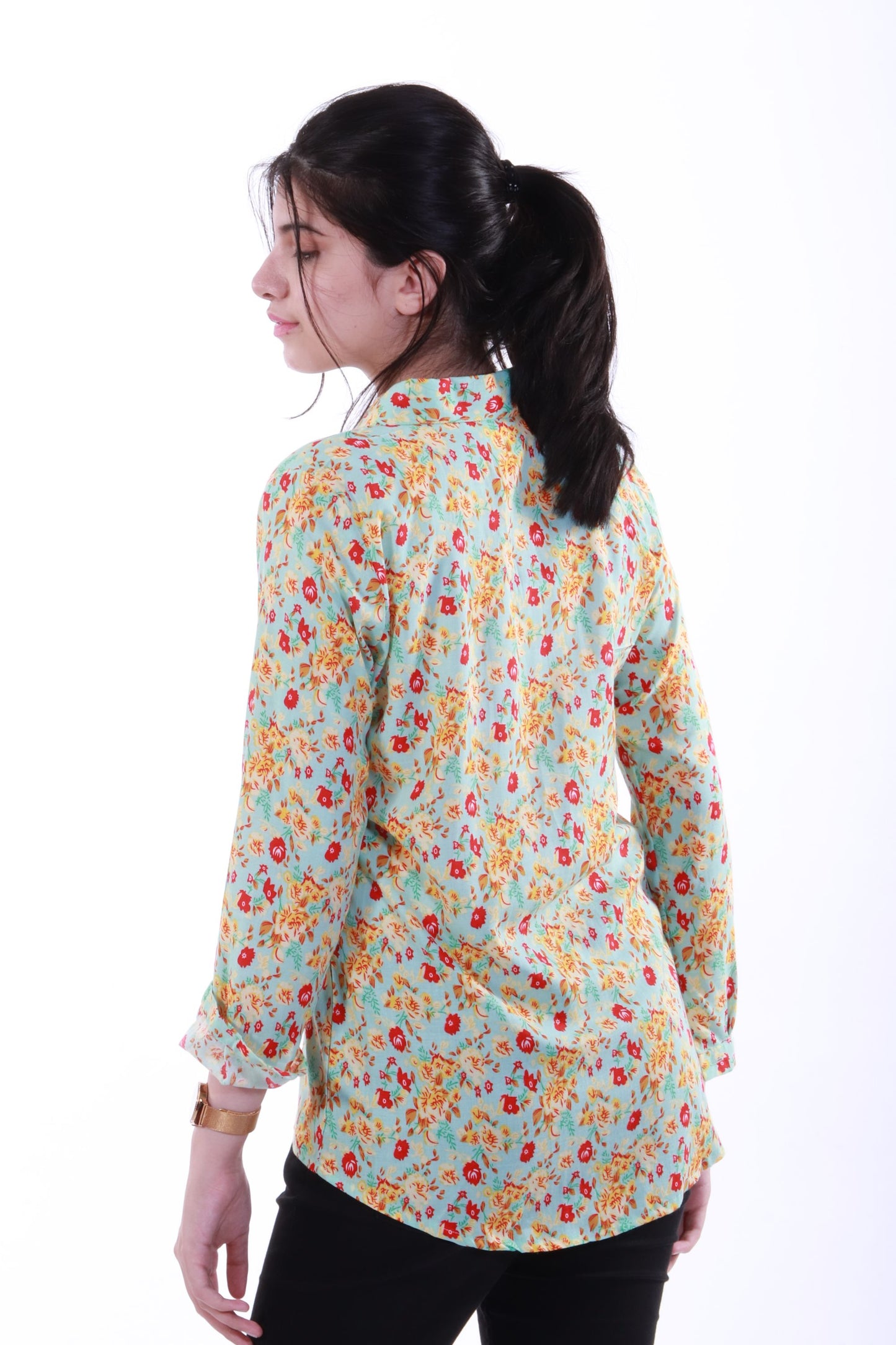 New western short top shirt style