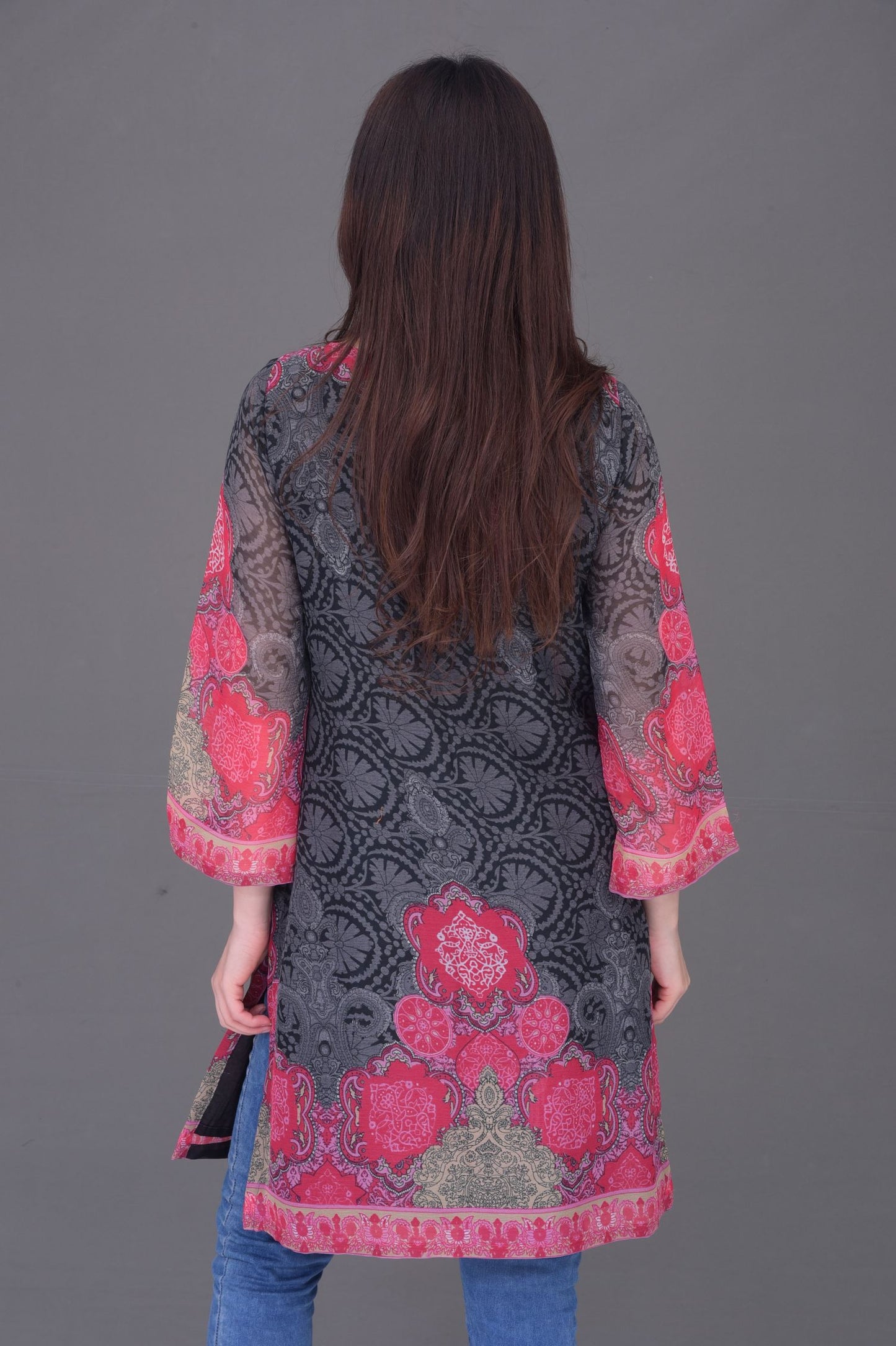 Synthetic Chiffon Readymade Kurti