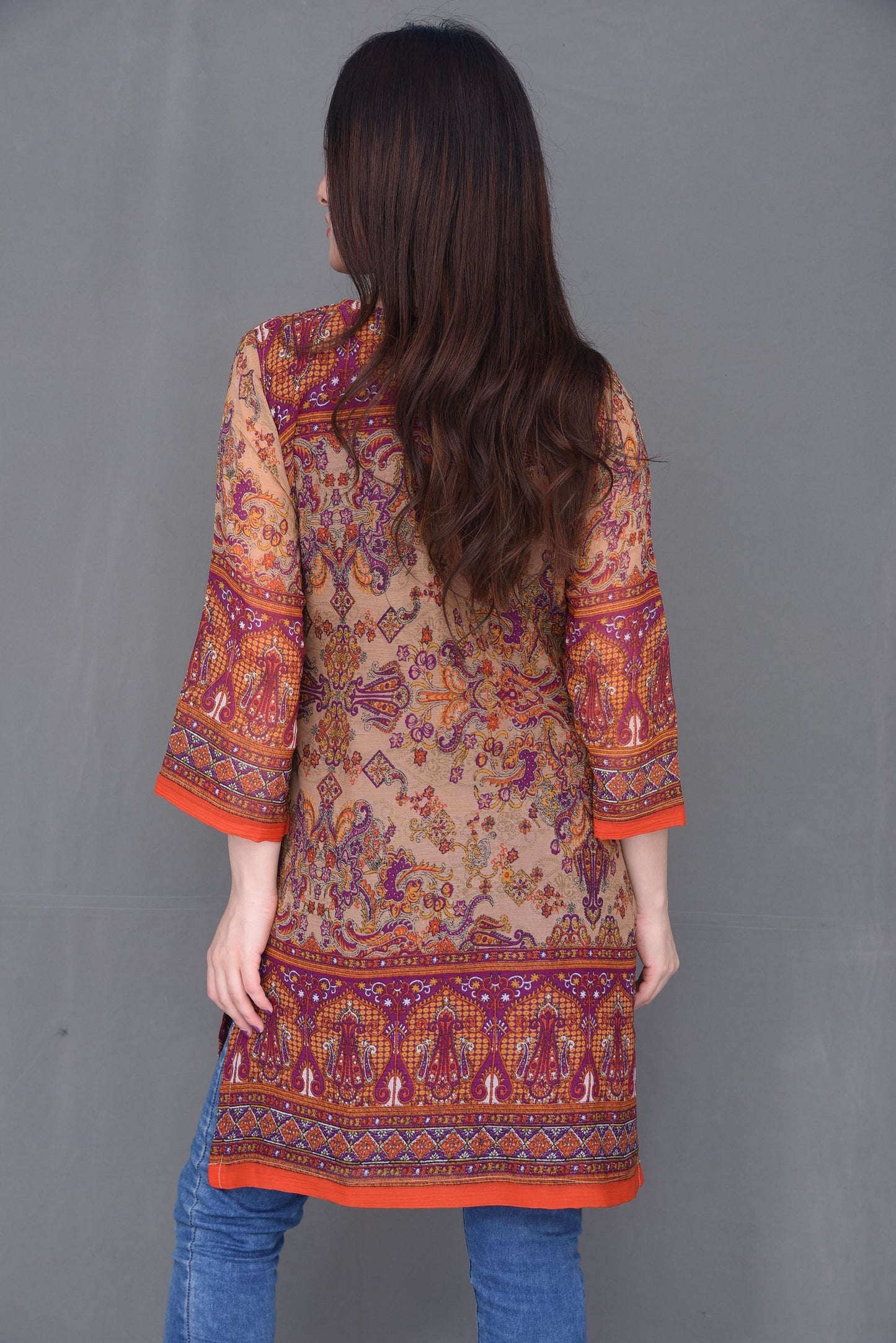 Synthetic Chiffon Readymade Kurti