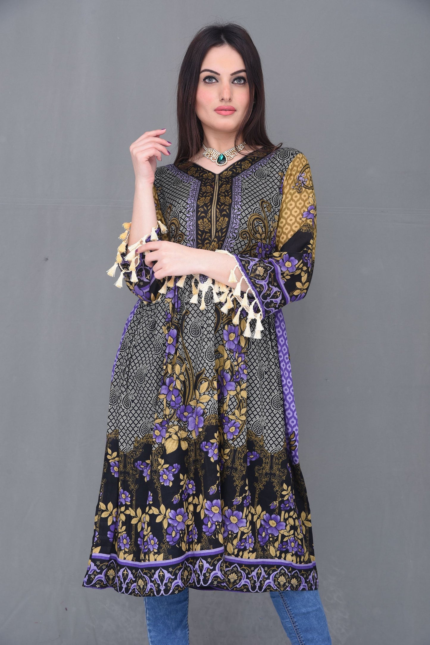 Printed Lawn Readymade Kurti