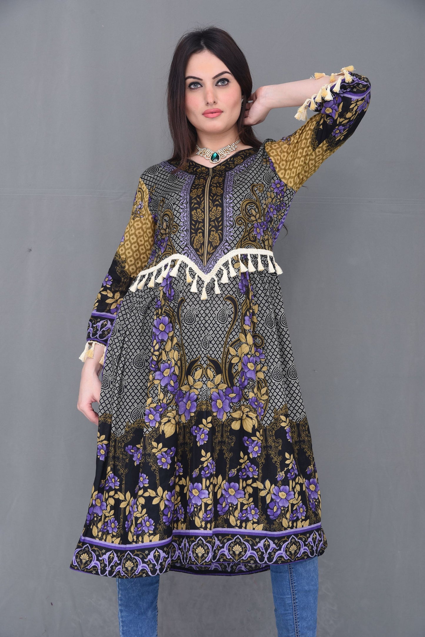 Printed Lawn Readymade Kurti